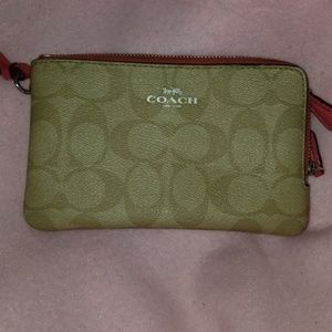 Pink coach wallet